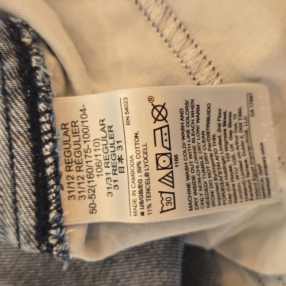 Gap Womens Relaxed Fit Denim Shorts Medium Wash Blue Size 12 - Picture 8 of 8